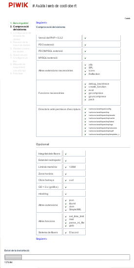 Comprobació del Sistema