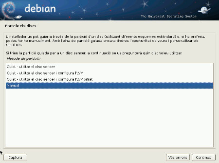 Parteix el disc Parteix el disc